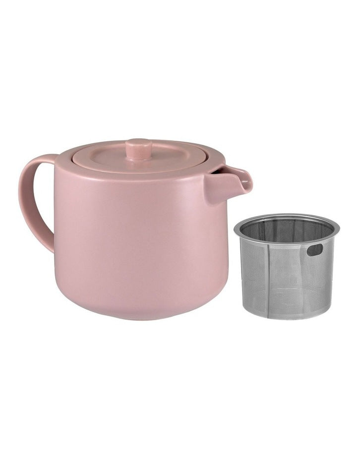 Cafe Life Teapot With Infuser 1L Gift Boxed in Rose