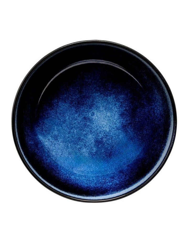 Caviar Midnight Coupe Bowl 15.5x6cm in Black/Blue