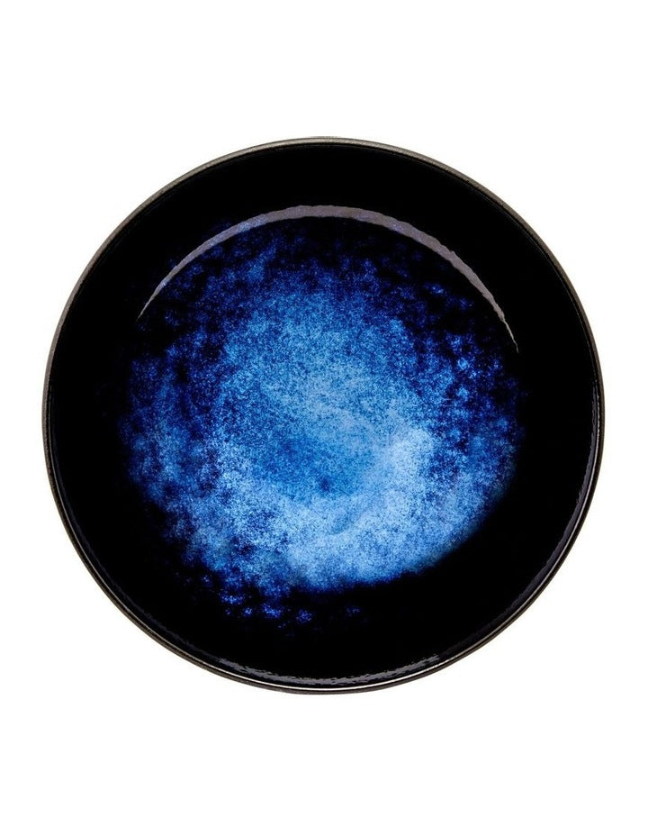 Caviar Midnight Coupe Bowl 19x7cm in Black/Blue