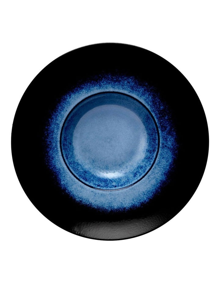 Caviar Midnight Show Plate 28cm in Black/Blue