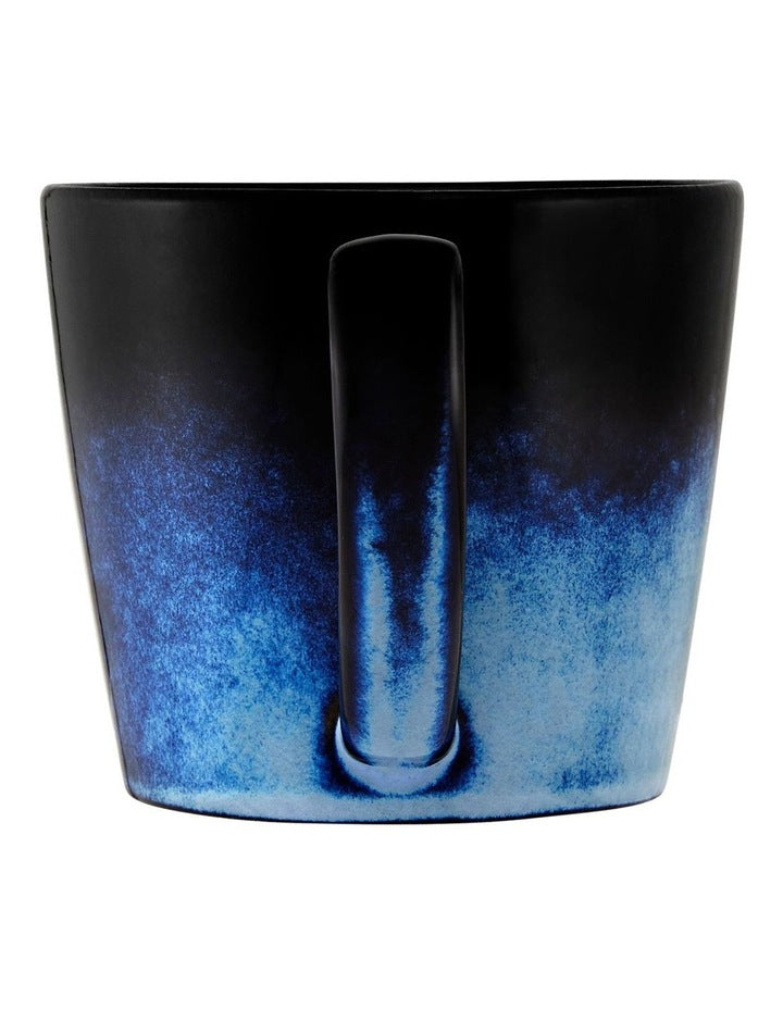 Caviar Midnight Conical Mug 420ml in Black/Blue