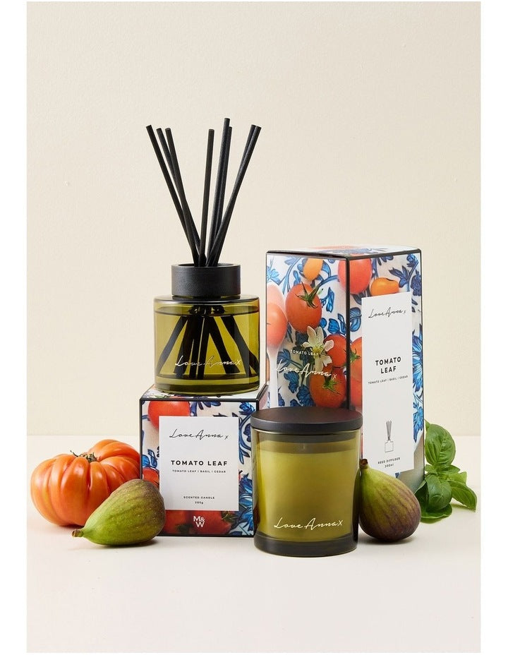 Kitchen Delights Diffuser 200ML Tomato Leaf Gift Boxed in Multicolour