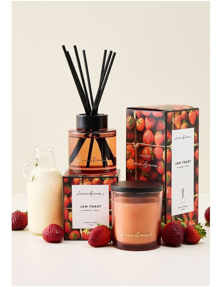 Kitchen Delights Diffuser 200ML Jam Toast Gift Boxed in Multicolour