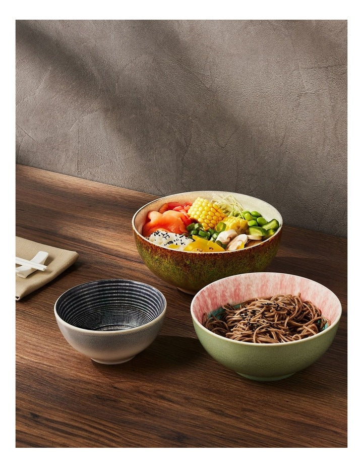 Rice Baby Bowl 18x8.5cm in Pink/Sage