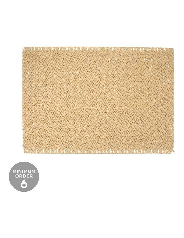 Table Accents Woven Placemat 45x30cm in Natural