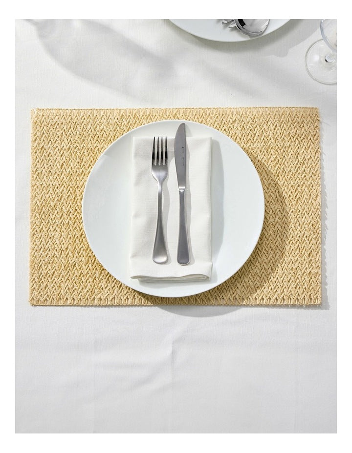 Table Accents Woven Placemat 45x30cm in Natural