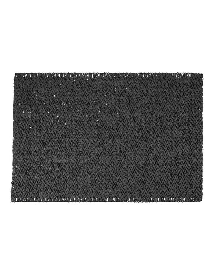 Table Accents Woven Placemat 45x30cm in Black