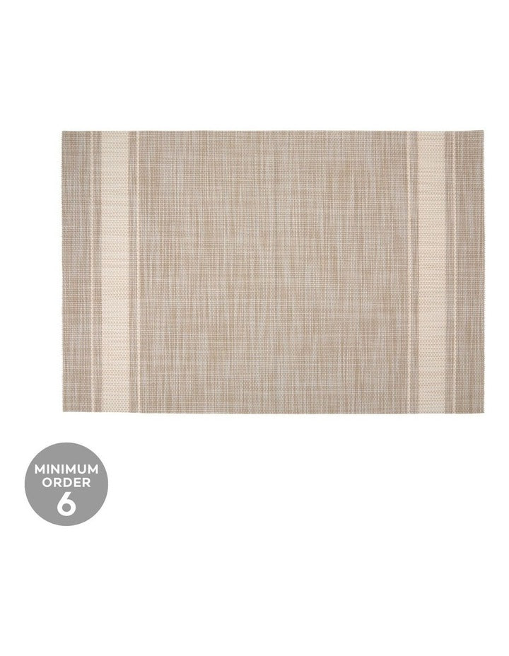 Table Accents Linen Look Placemat 45x30cm in Cream
