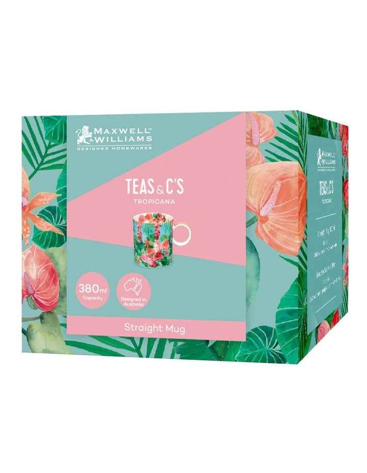 Teas & C's Tropicana Straight Mug 380ml Gift Boxed in Blue
