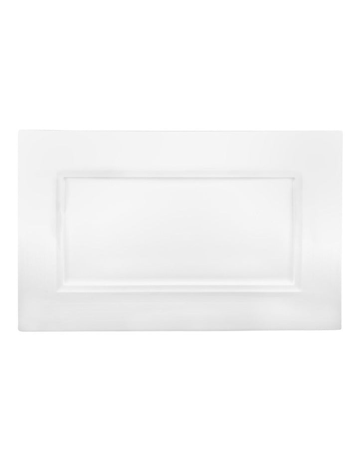 Cashmere Rectangular Platter 47.5x29cm Gift Boxed in White