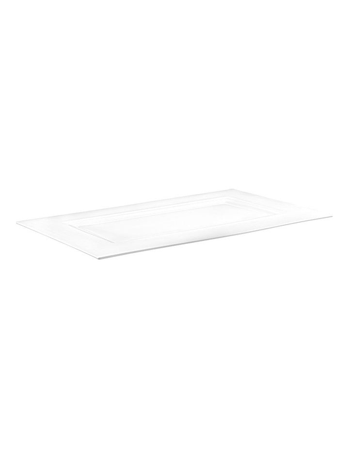 Cashmere Rectangular Platter 47.5x29cm Gift Boxed in White