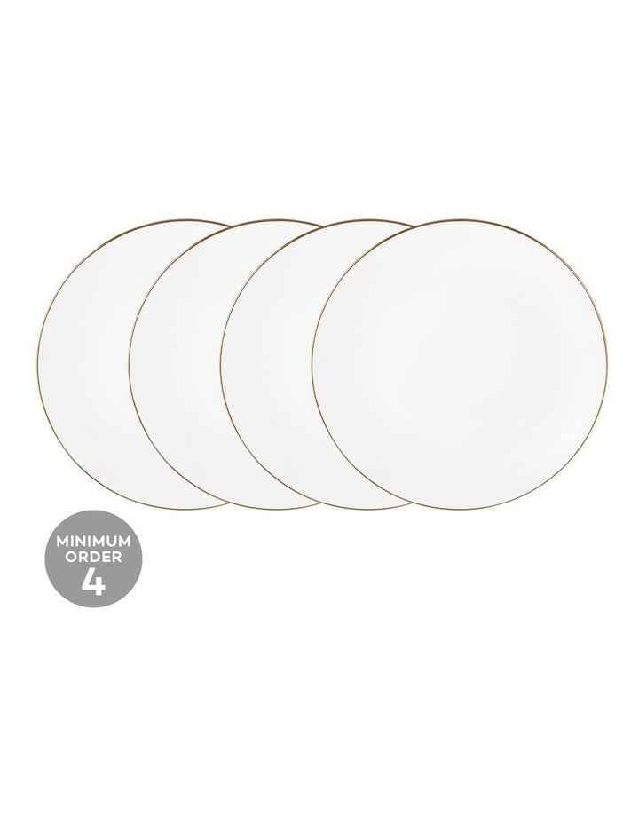 White Gold Coupe Dinner Plate 27.5cm in Gold