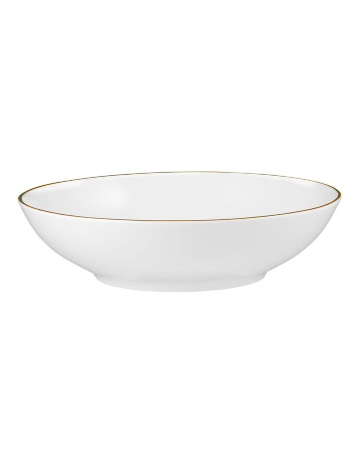 White Gold Coupe Bowl Shallow 18.5cm in Gold