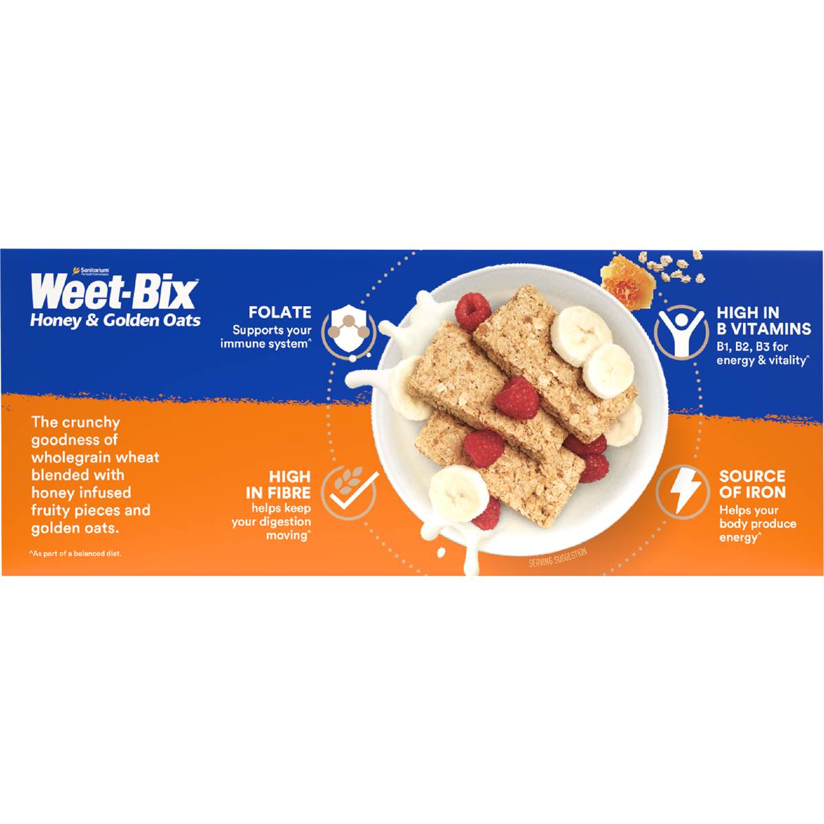 Weet-Bix Weet-Bix Honey & Golden Oats 450g
