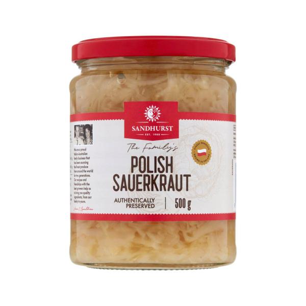 SANDHURST SAUERKRAUT 500GRAM