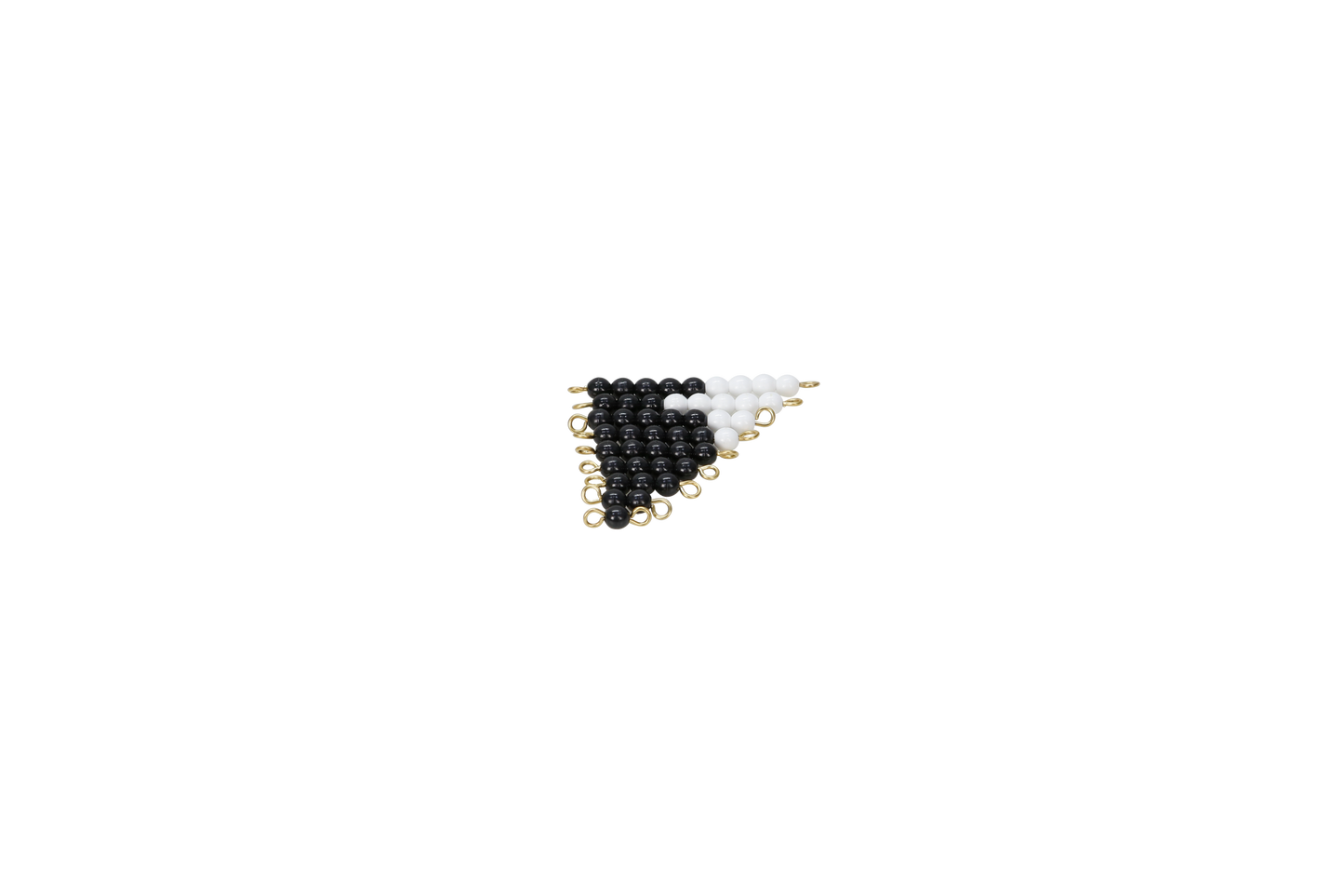 GAM Montessori Black And White Bead Stair: 1 Set 3yrs+