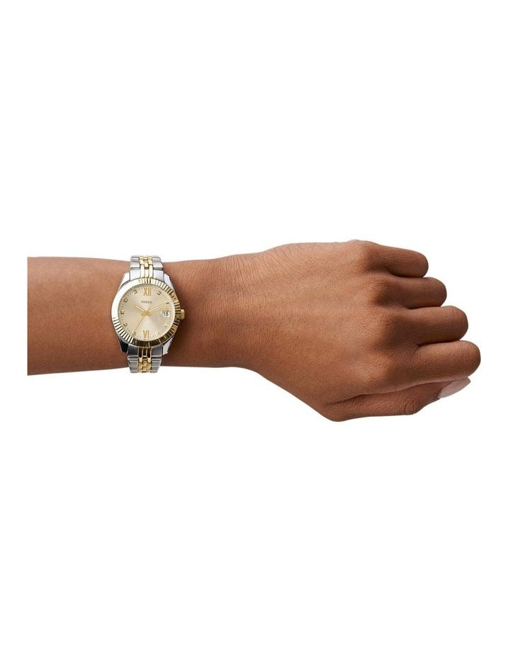 Scarlette Mini Analogue ES4949 Watch in Two Tone