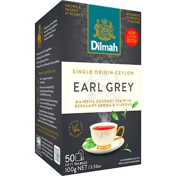 Dilmah Earl Grey Tea Bags 50 pack