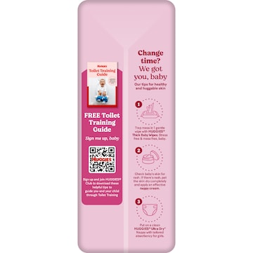 Huggies Ultra Dry Nappies Girls Size 6 (16kg+) 30 pack