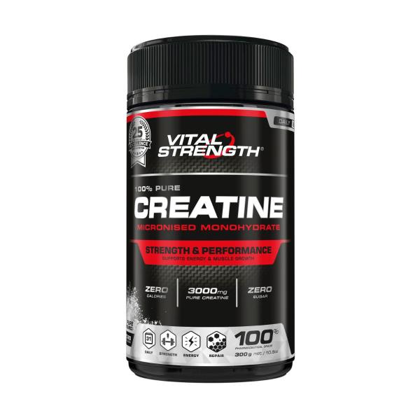VITAL STRENGTH 100% PURE CREATINE MONOHYDRATE 300G