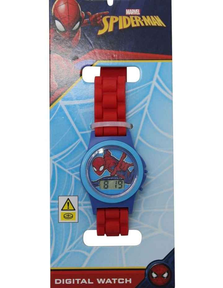 Spider-Man Hero Red Silicone Watch