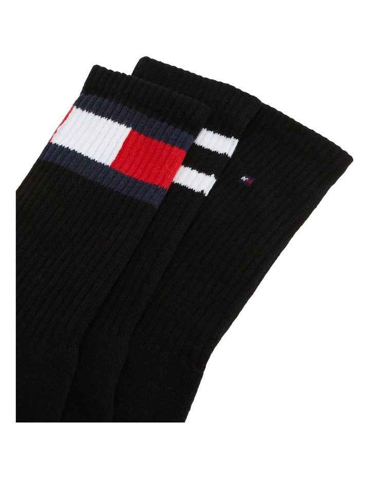 Flag Sports Crew Socks 3 Pack in Black