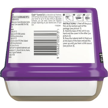 Glade Lavender Scented Gel Air Freshener 180g