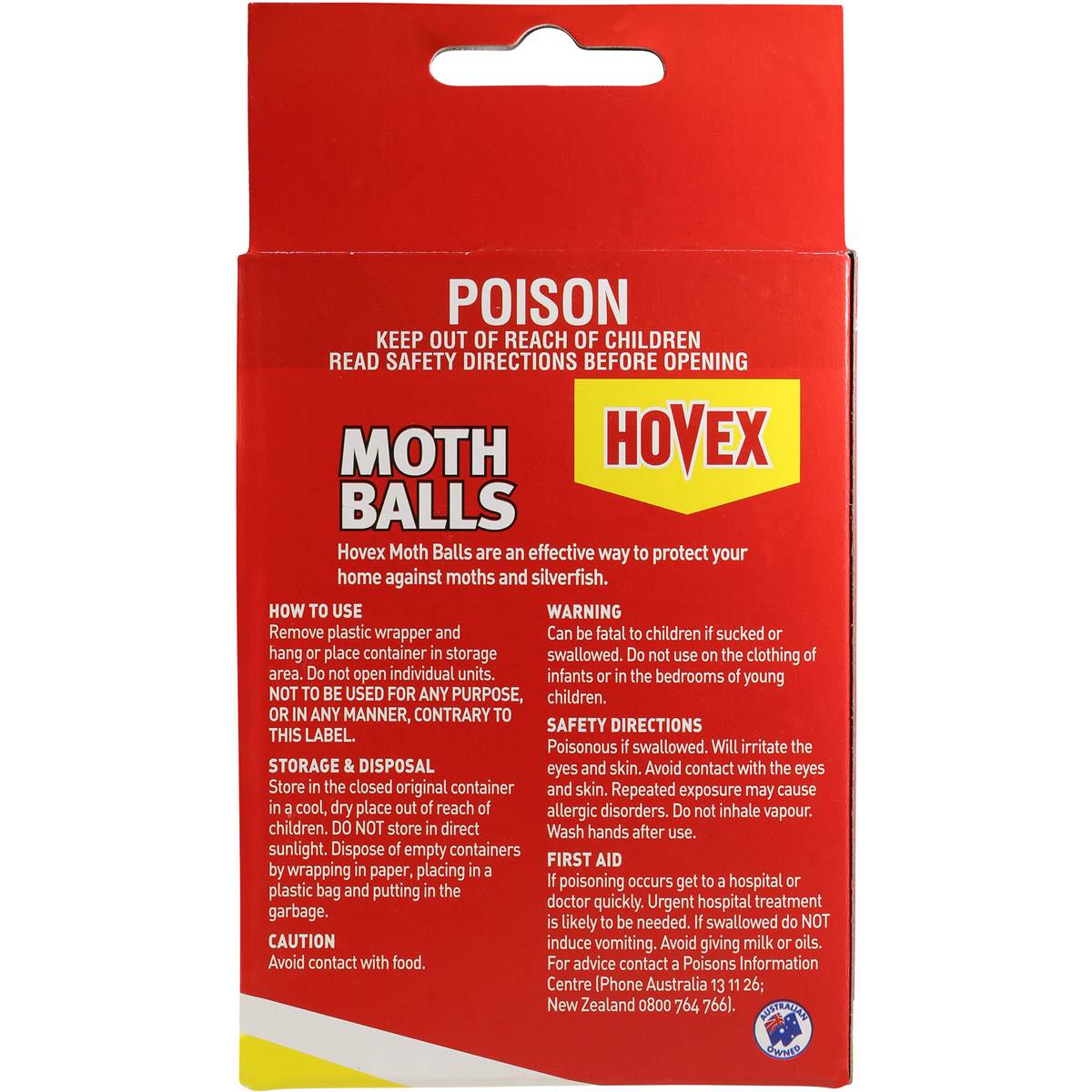 Hovex Insect Control Moth Balls 27g