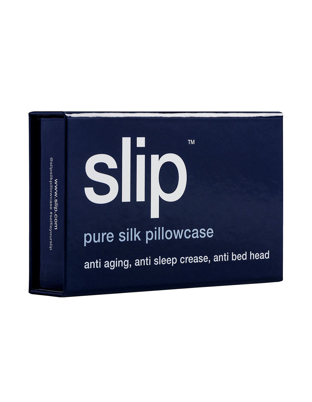 Pure Silk Pillowcase - Navy - Queen