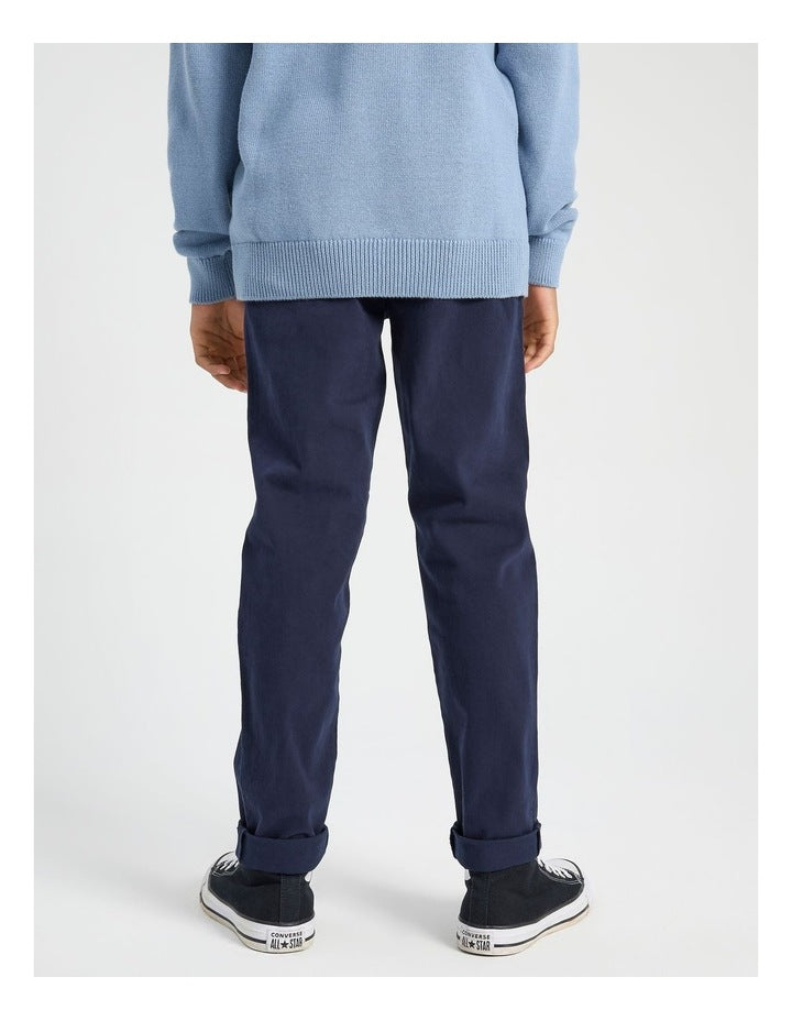 5 Pocket Chino Pant in Navy