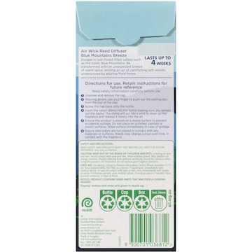 Air Wick Pure Blue Mountains Breeze Reed Diffuser 30mL
