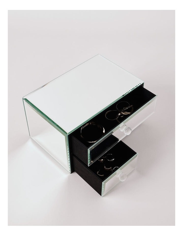 Mirror Jewellery Box in Clear