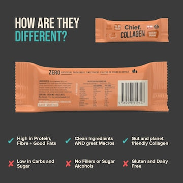 Chief Collagen Bar Hazelnut Brownie 45g
