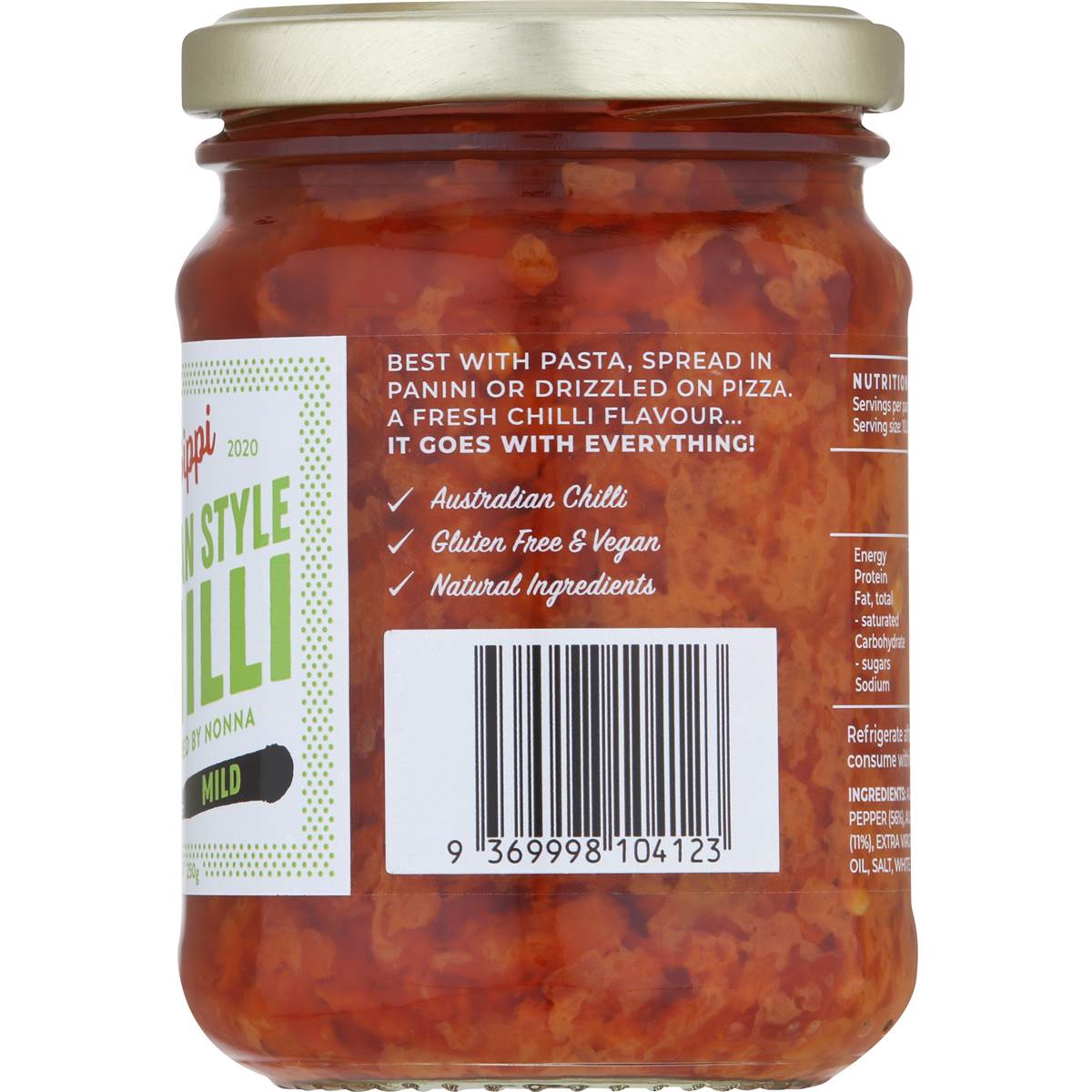 Bippi Italian Style Mild Chilli 250g