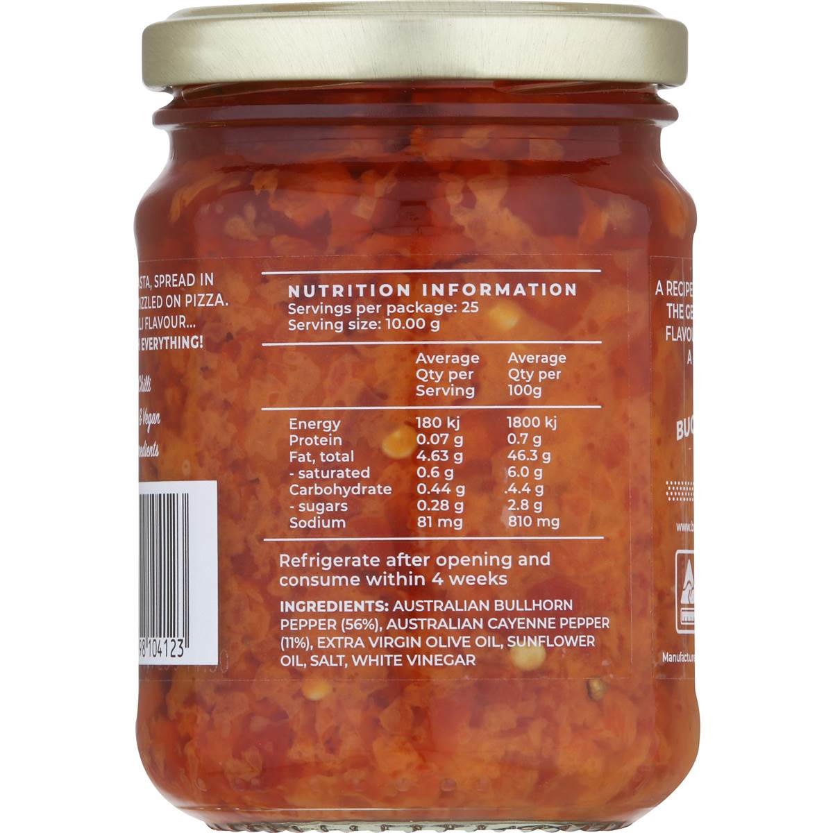 Bippi Italian Style Mild Chilli 250g
