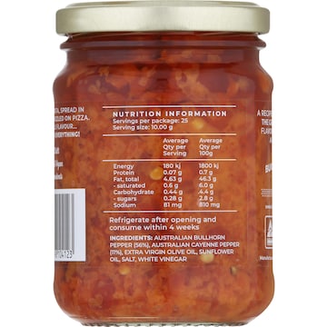 Bippi Italian Style Mild Chilli 250g