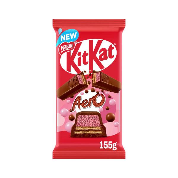KIT KAT AERO STRAWBERRY CHOCOLATE BLOCK 155G