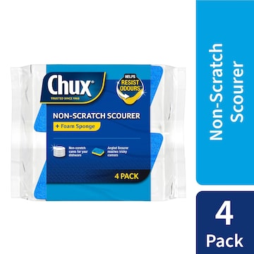 Chux Non Scratch Scourer Scrubs 4 pack