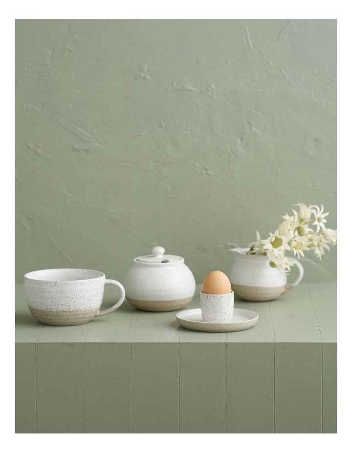 Natural Home Measuring Jug in White