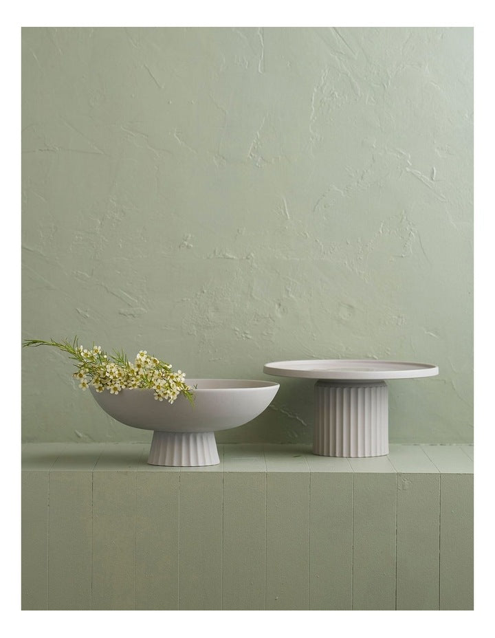 Lume Short Vase in Grey