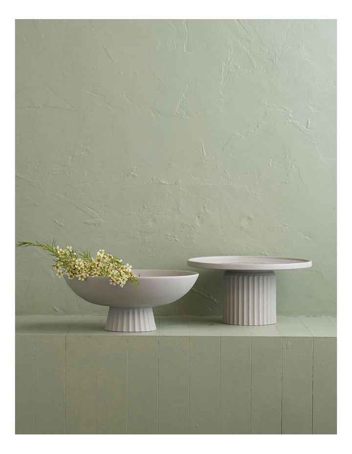 Lume Short Vase in Grey