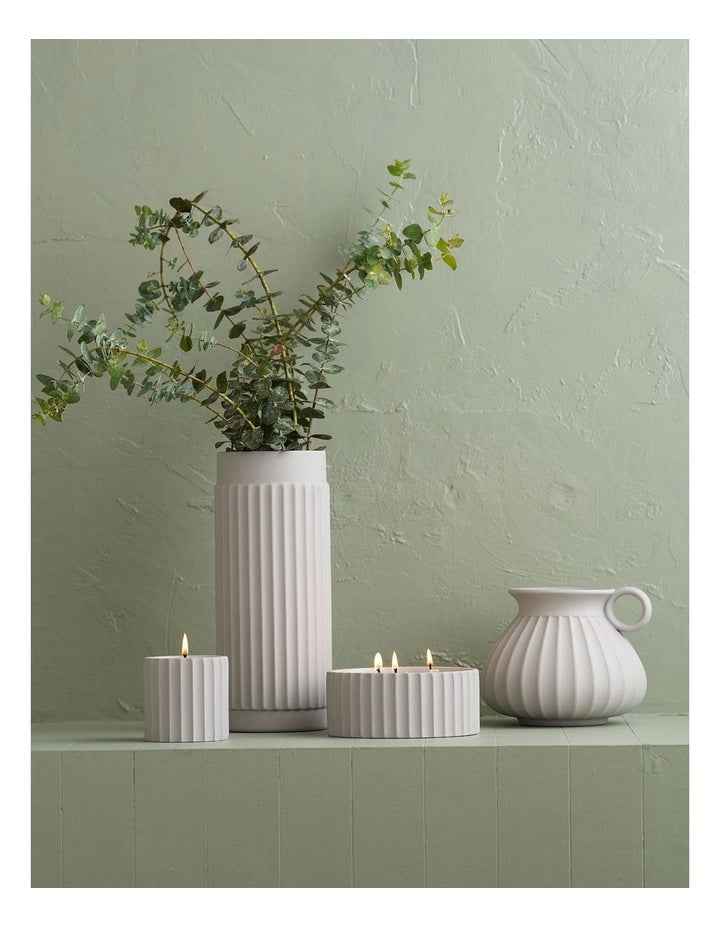 Lume Vase 10.5x29cm in Grey