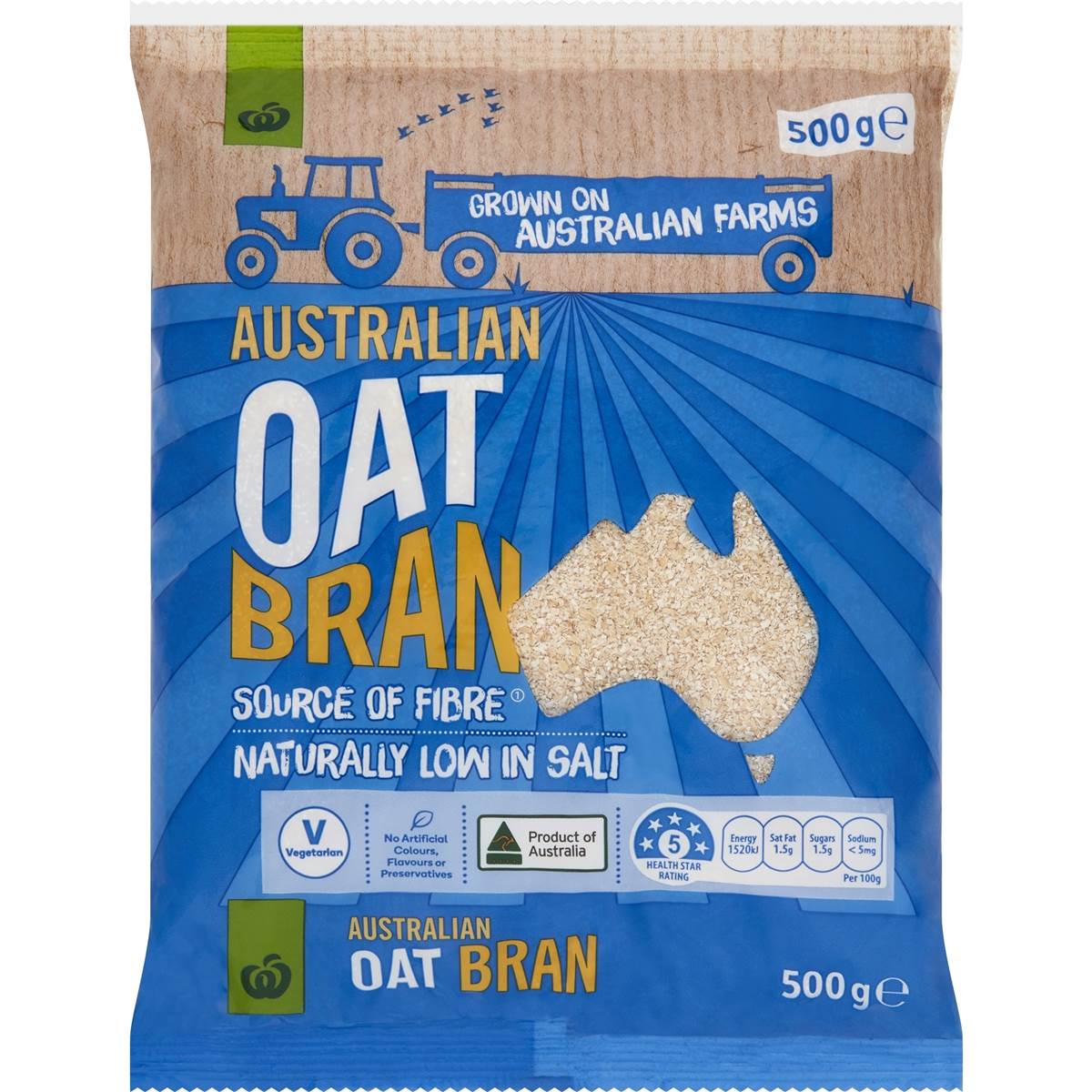 Woolworths Oat Bran 500g
