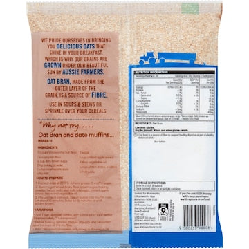 Woolworths Oat Bran 500g
