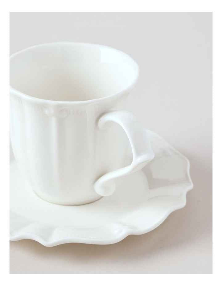 Bella Cup & Saucer Set in White