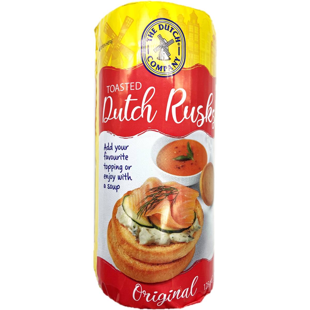 The Dutch Company European Foods Rusks Toast 100g