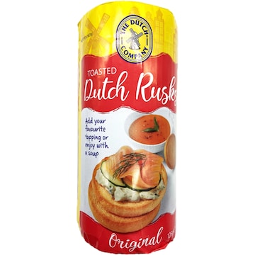 The Dutch Company European Foods Rusks Toast 100g