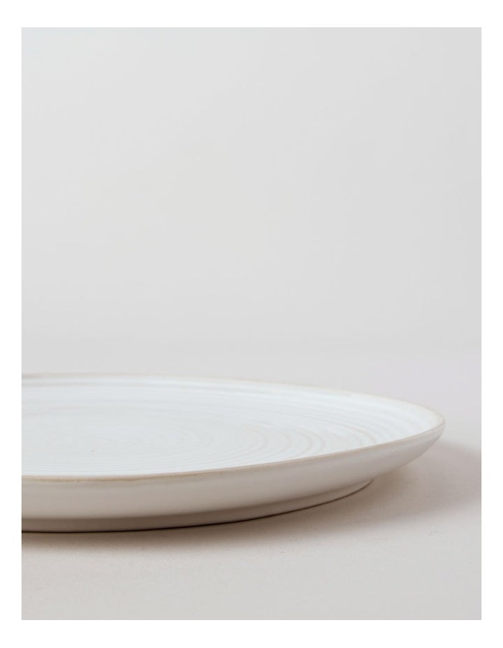 Desert Flower Dinner Plate in Cream