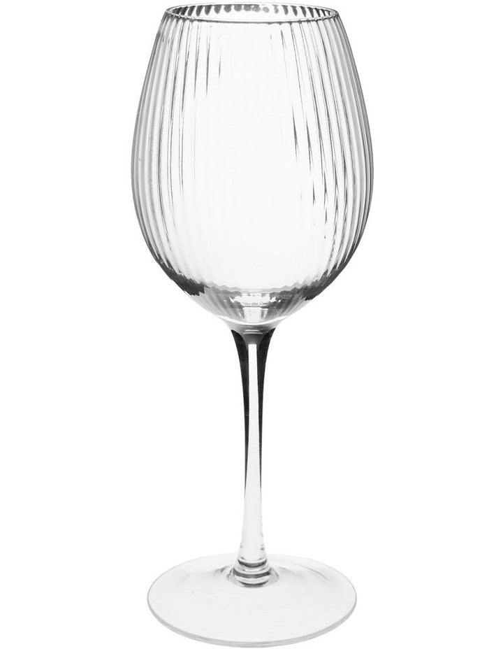 Ollie Wine Glass Set 4 Piece in Clear