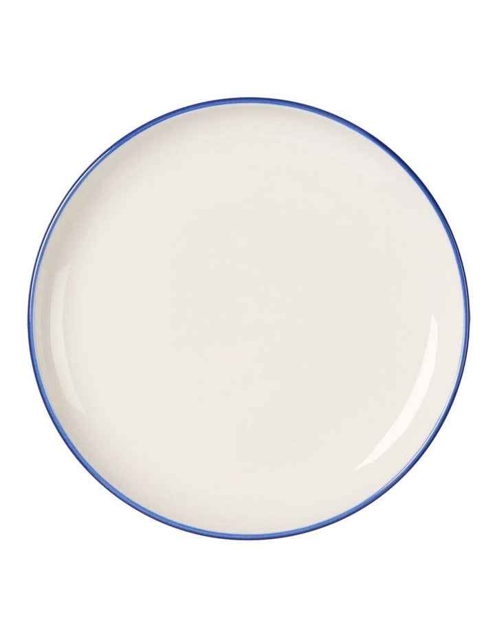 Sunnie Dinner Set 12 Pieces in Blue Rim